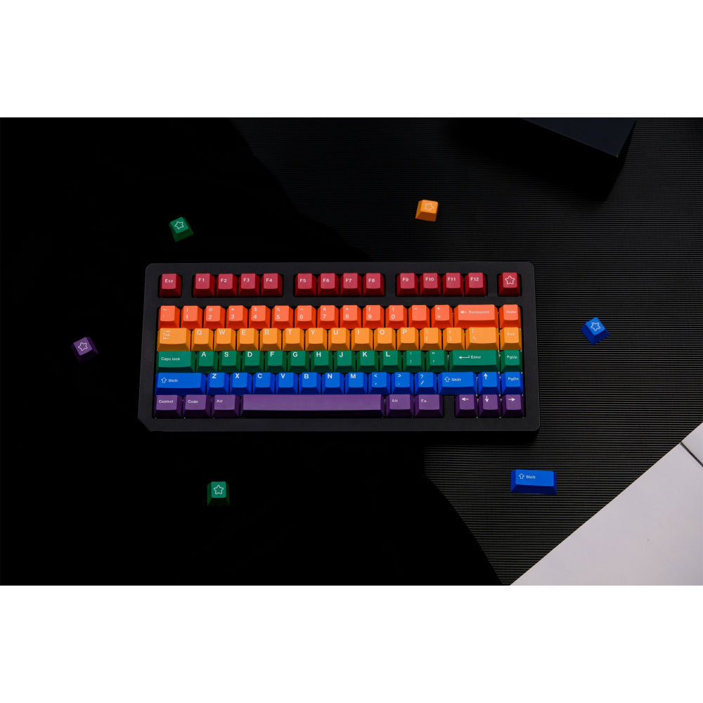 Cherry Profile Custom PBT Keycap Set with Pride Theme