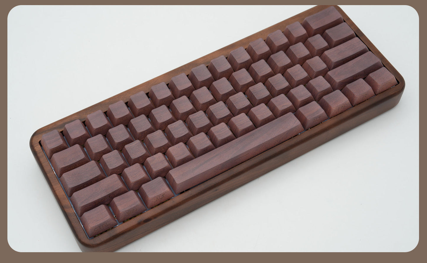 Wood Mechanical Keyboard GH60