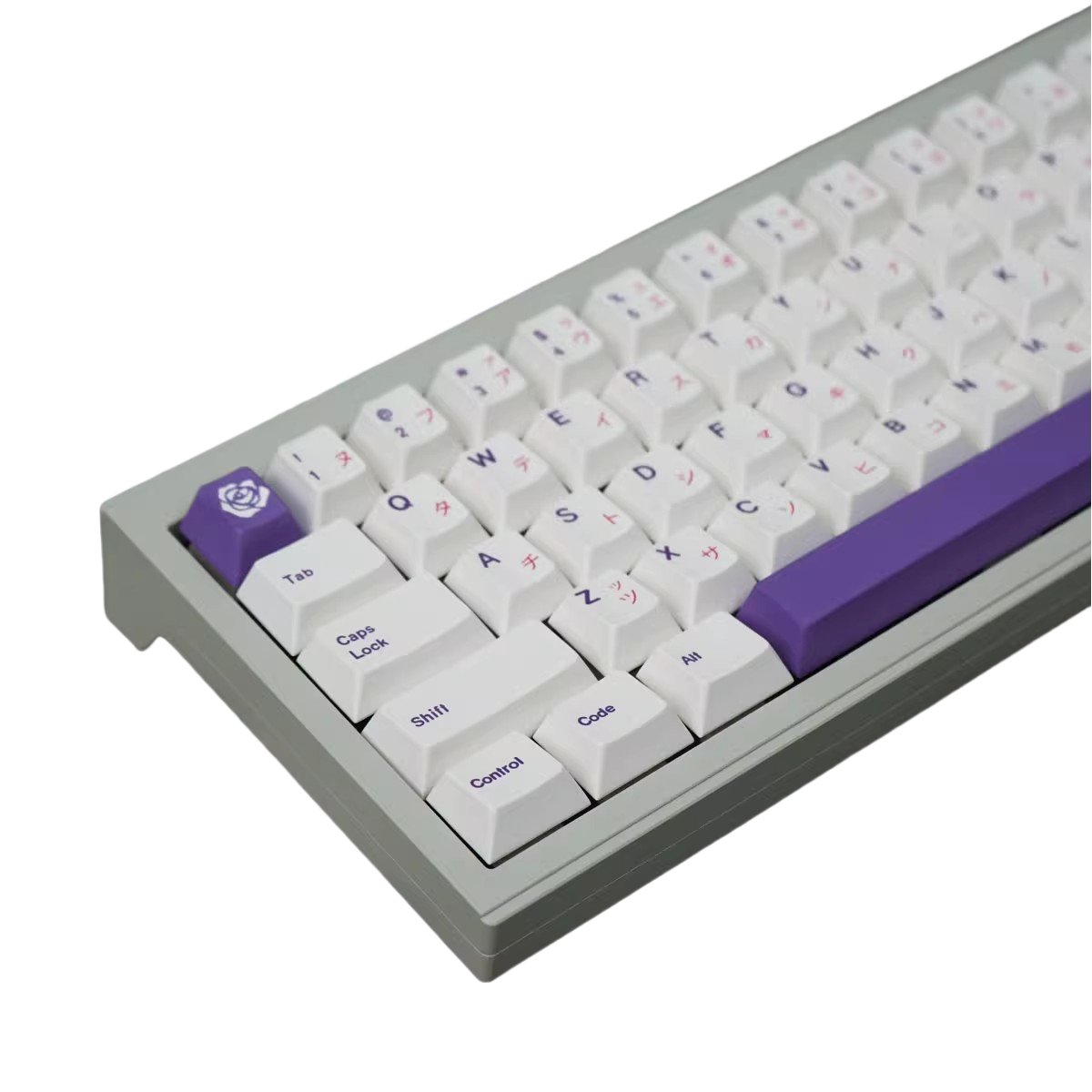 Purple Rose Japanese Keycaps