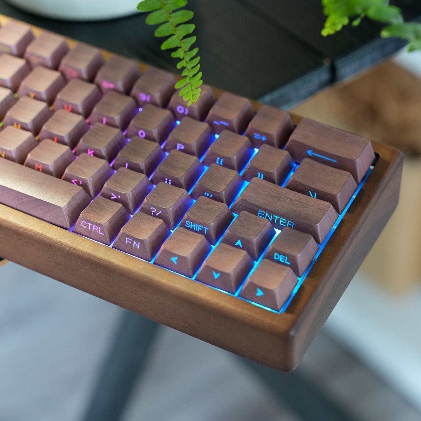 Wood Mechanical Keyboard GH60