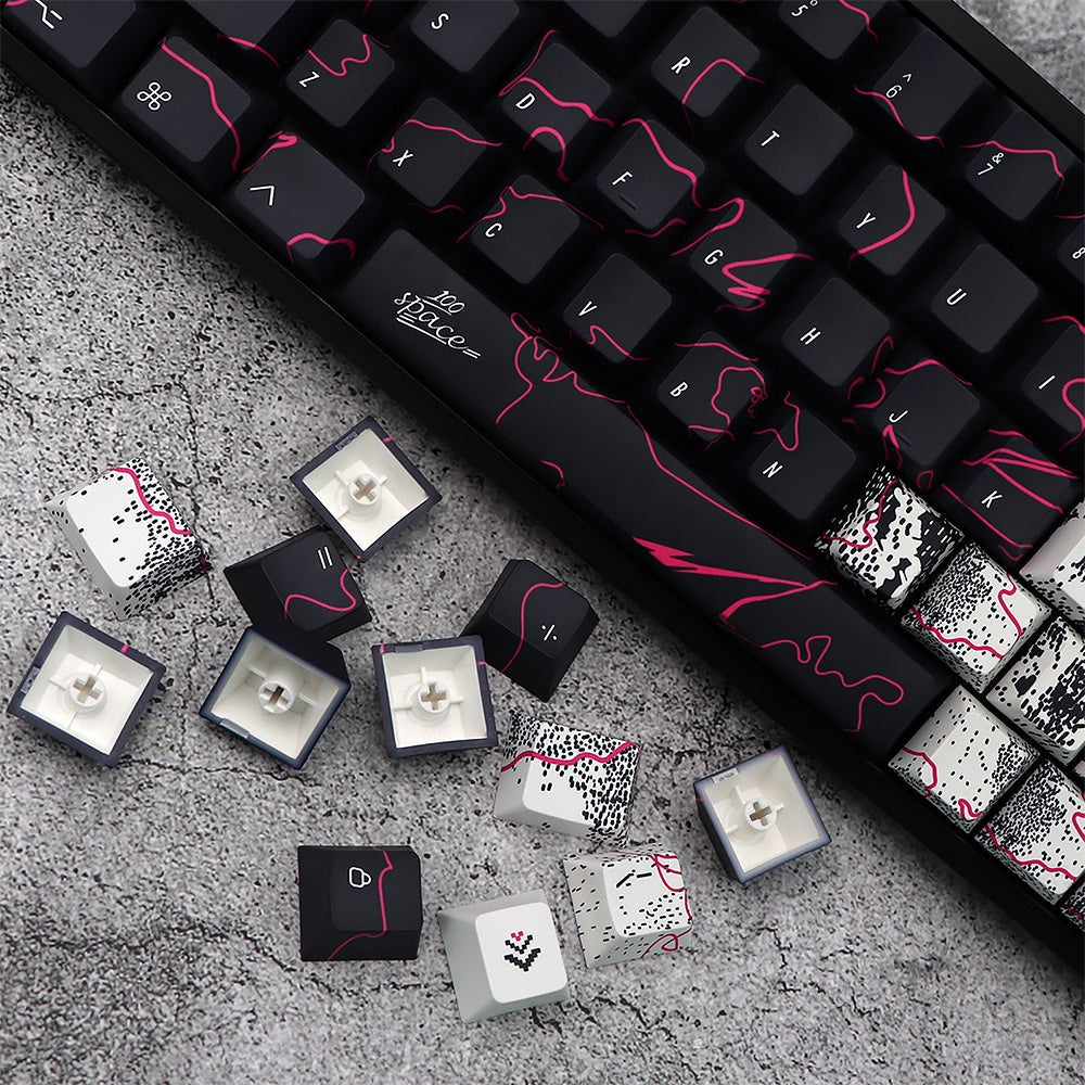 Jinx keycap PBT Graffiti Custom Keycaps