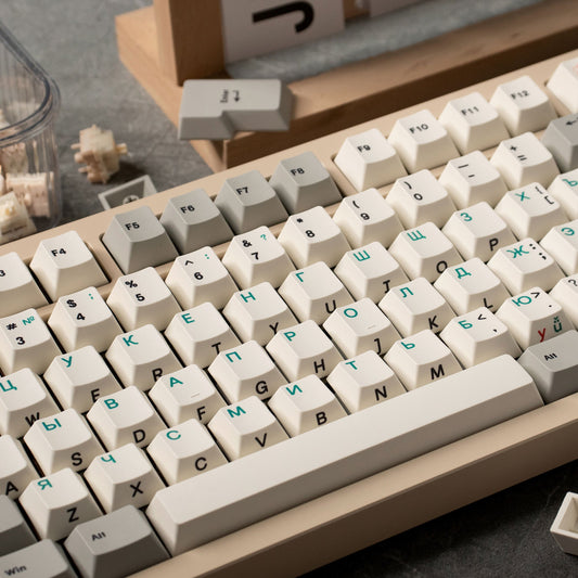 Retro Russian Keycaps Side-Legend