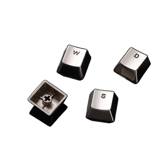 Pure Copper wasd 4keycaps OEM Profile Polished Vintage