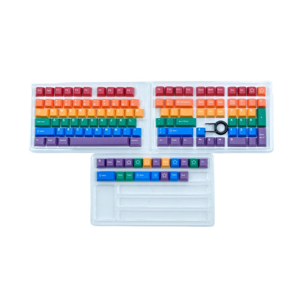 Cherry Profile Custom PBT Keycap Set with Pride Theme