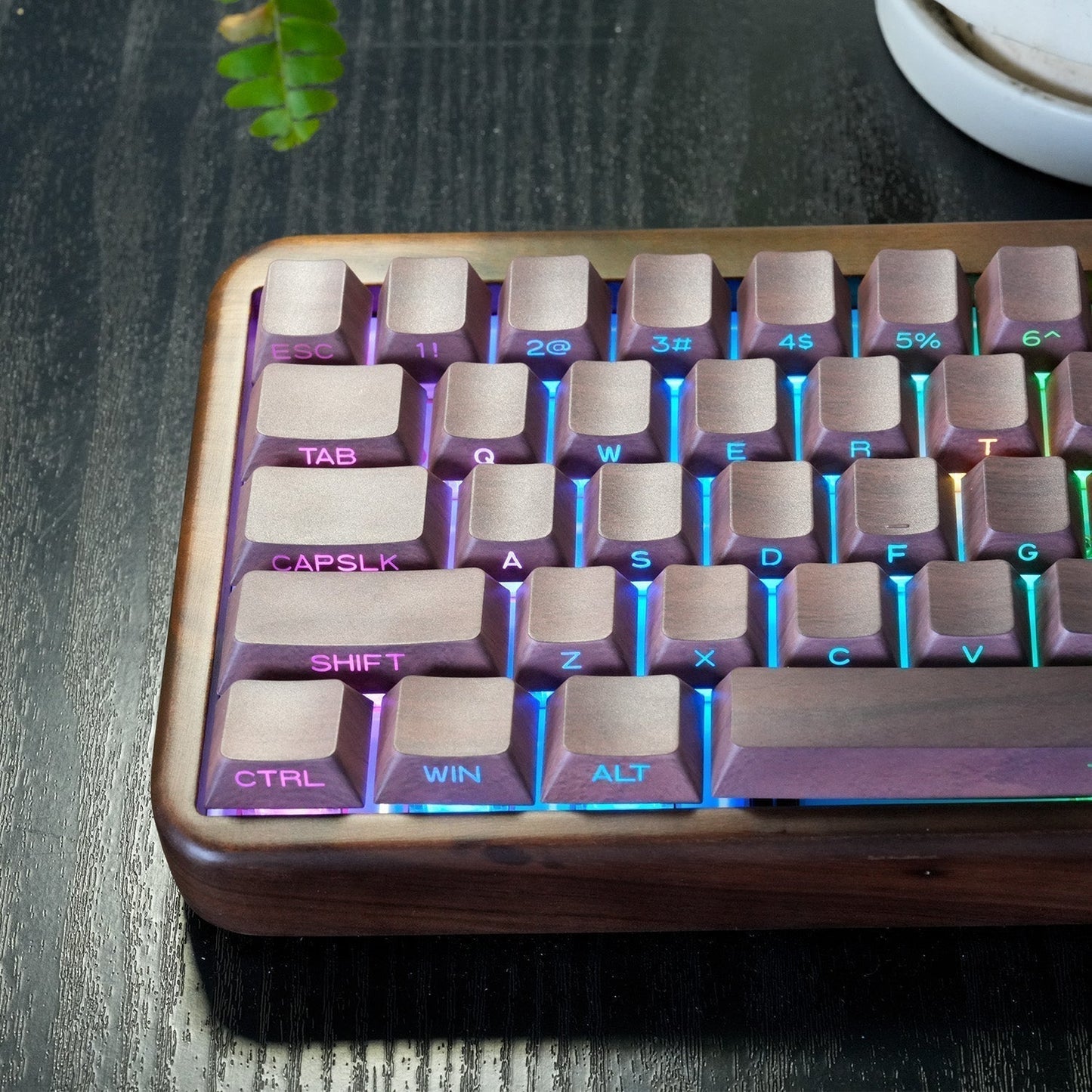 Wood Mechanical Keyboard GH60