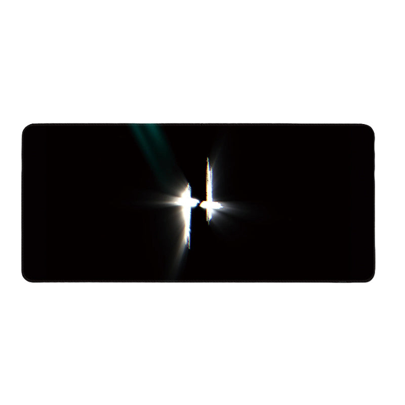 Cross Halo Design Desk Mat