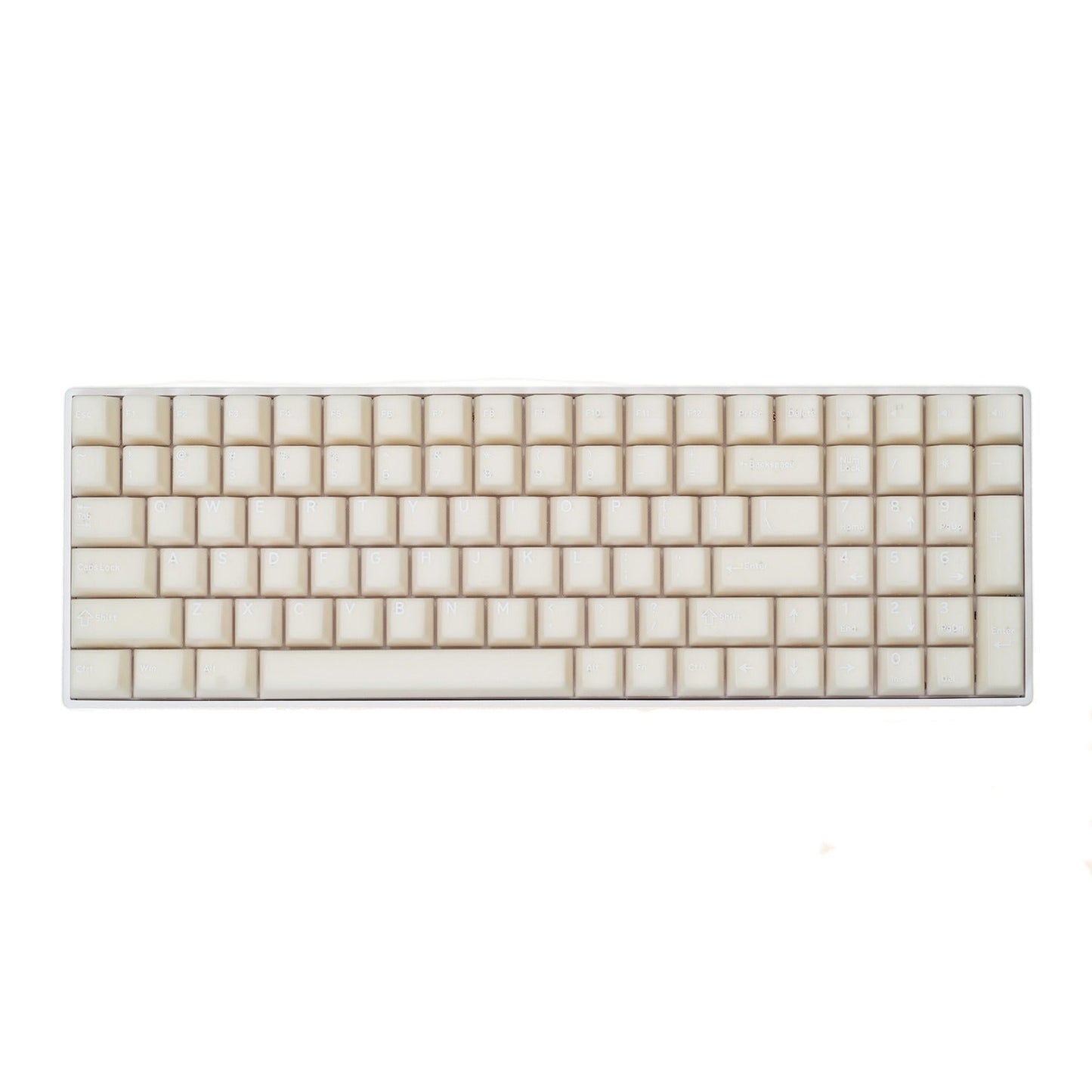 Wireless White Keyboard DM100