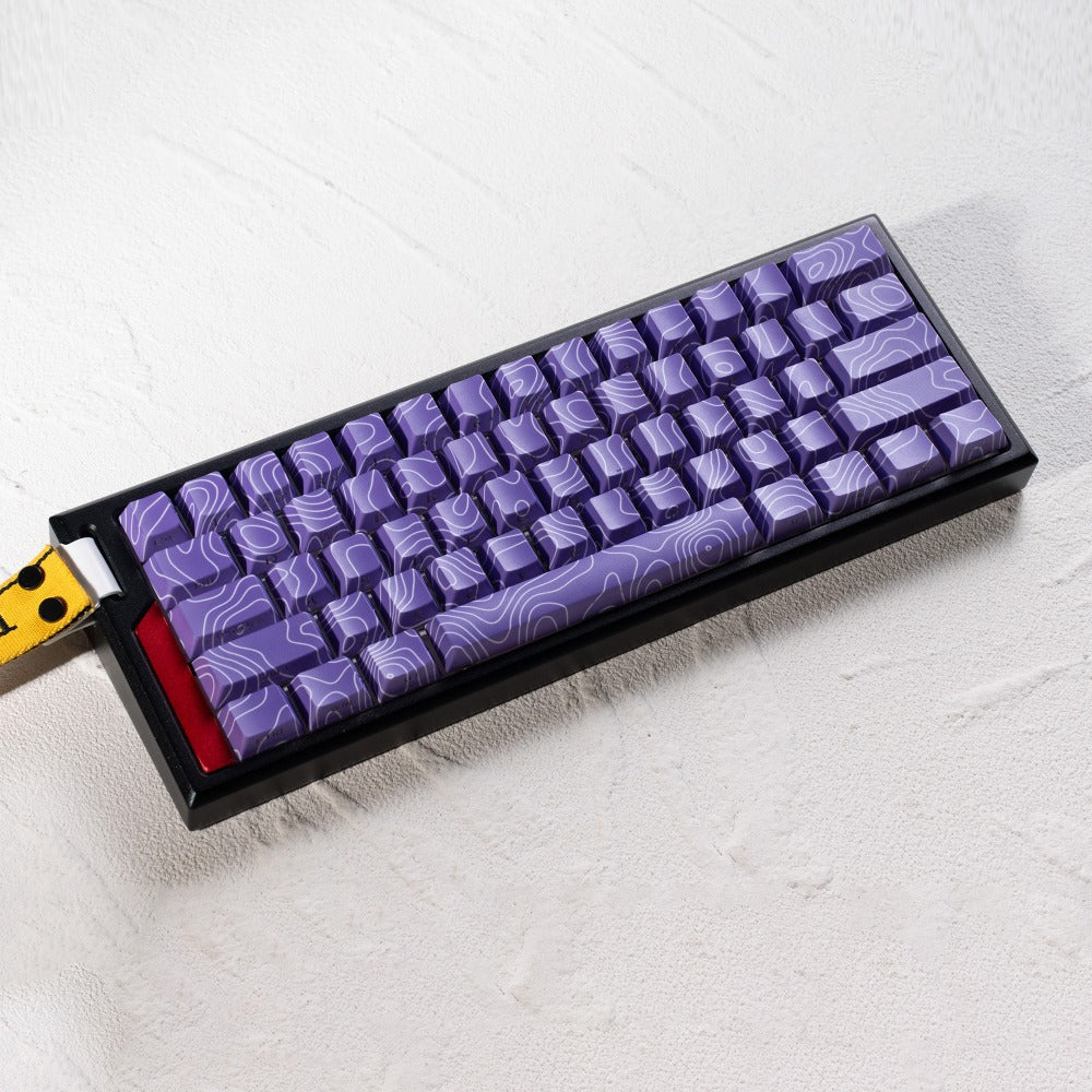 Cherry Profile Keycaps Set with Womier Contour Line Side Printing