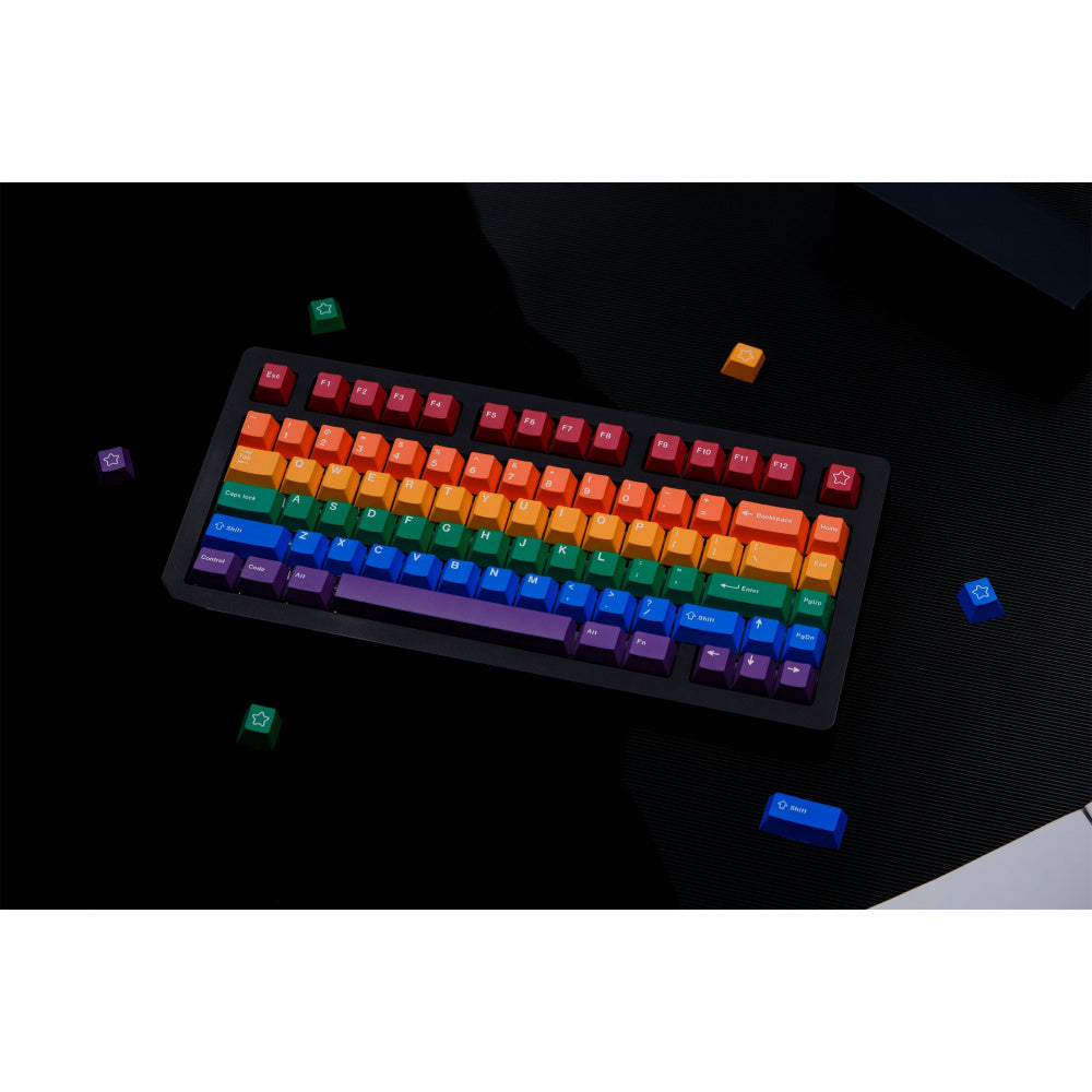 Cherry Profile Custom PBT Keycap Set with Pride Theme