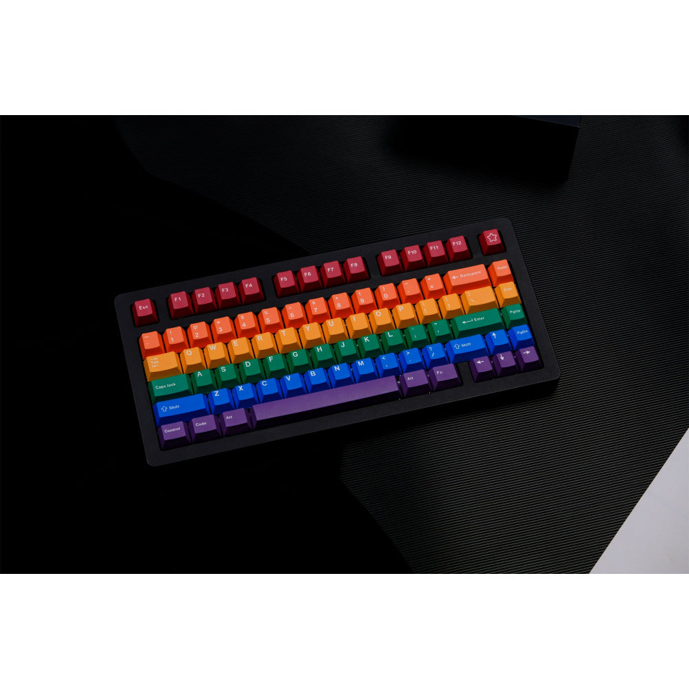 Cherry Profile Custom PBT Keycap Set with Pride Theme